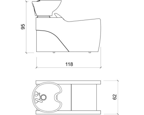 Мойка парикмахерская FLATIRON E 1P