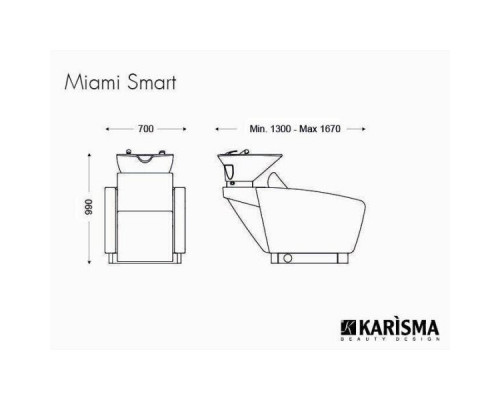 Мойка парикмахерская MIAMI SMART JET MASSAGE