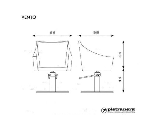 Кресло парикмахерское VENTO